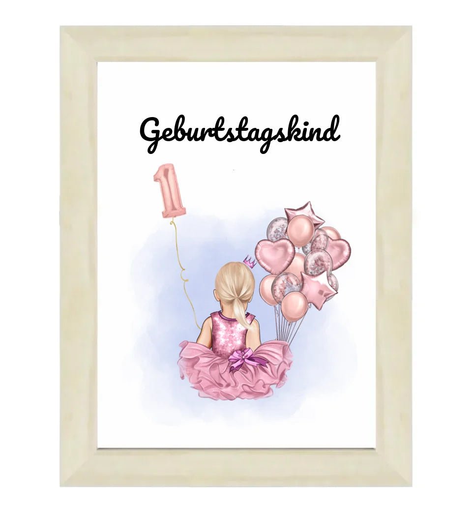 Last Minute 1. Geburtstag Geschenk Mädchen Bild - Cantty