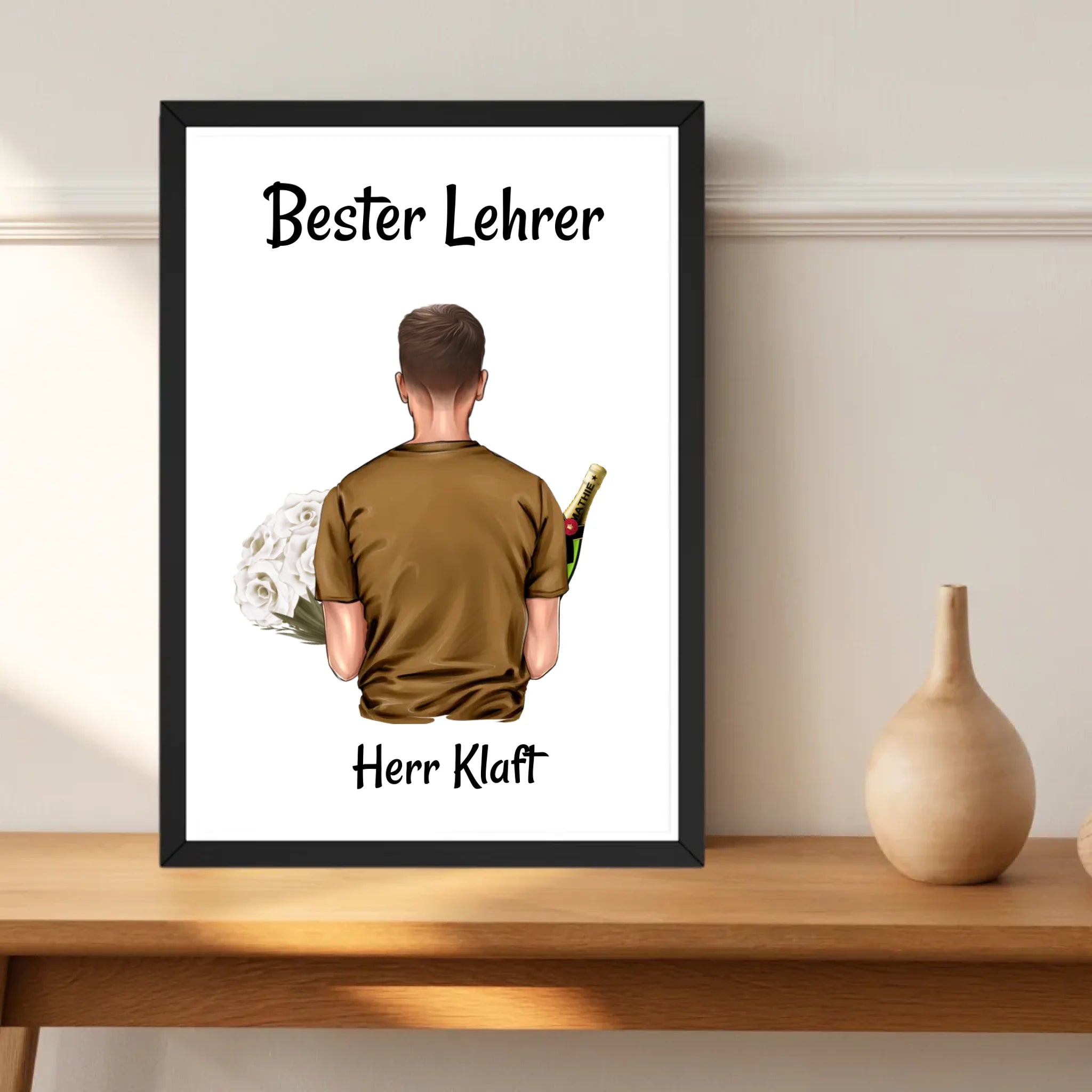 Lehrer Abschiedsgeschenk Poster personalisiert - Cantty