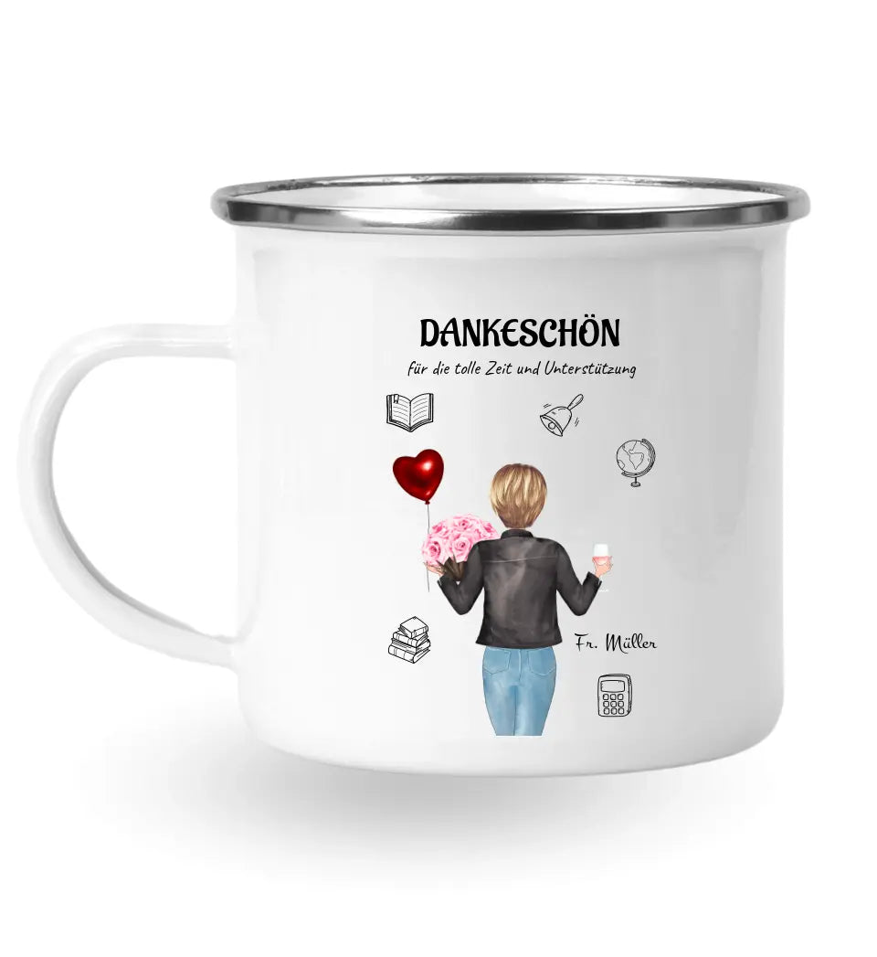 Lehrerin Erzieherin Tasse Geschenk personalisiert - Cantty