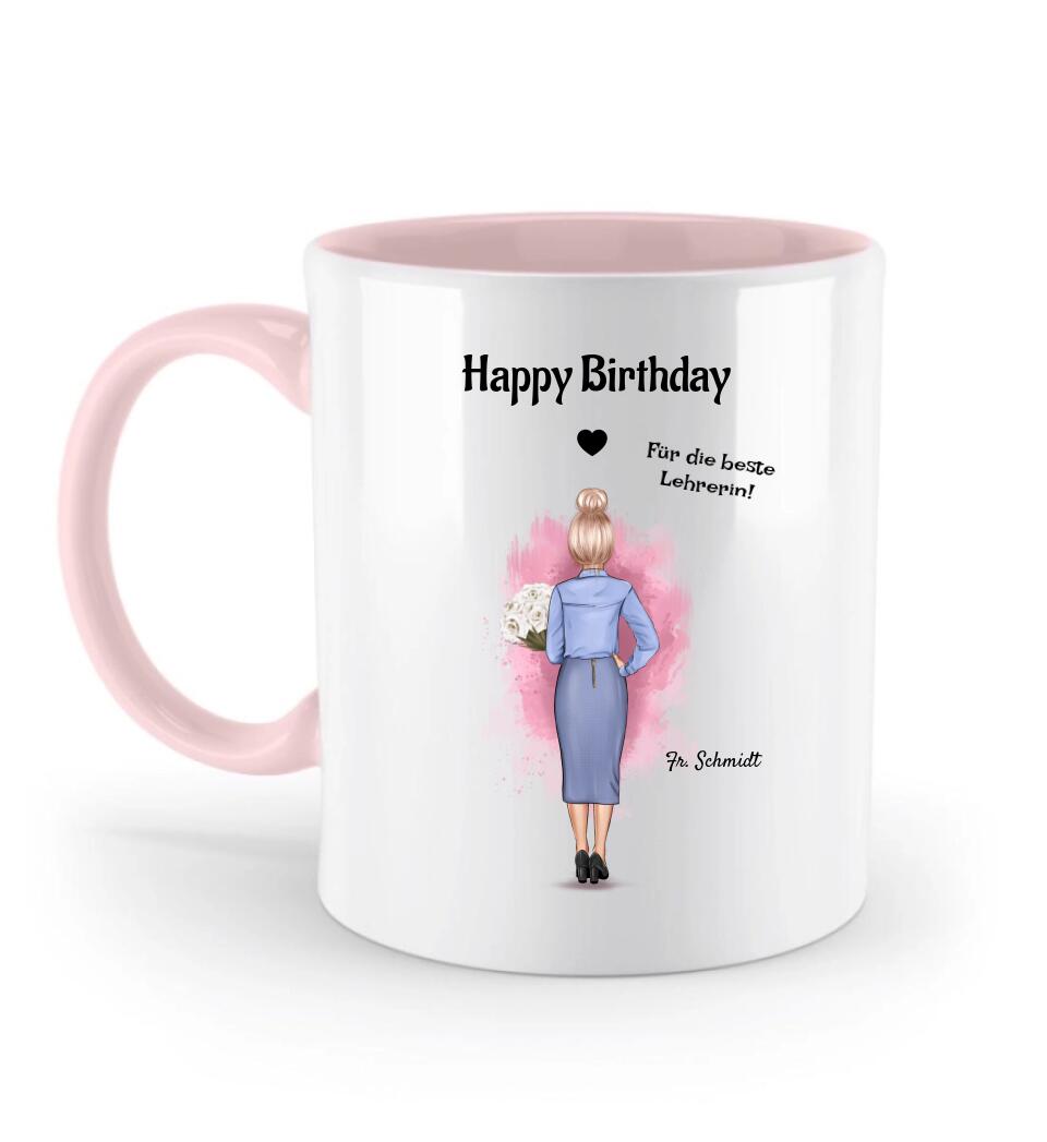 Lehrerin Tasse Geschenk personalisiert - Cantty