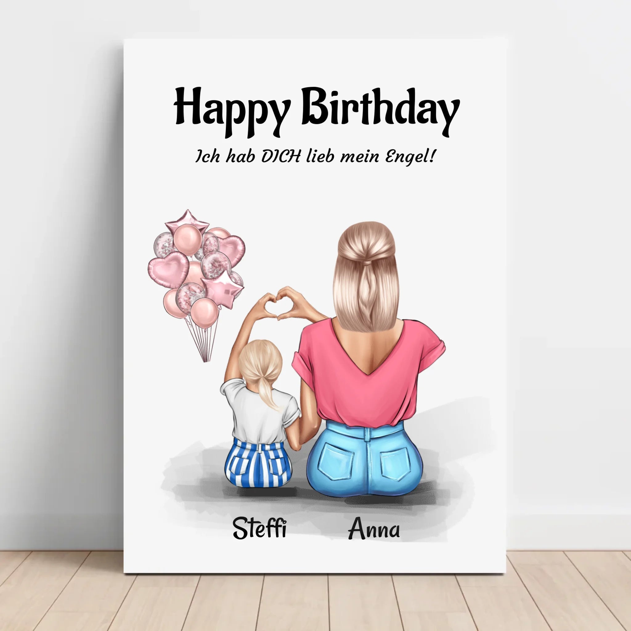 Leinwand Bild Geschenk für Mädchen Patenkind zum Geburtstag - Cantty