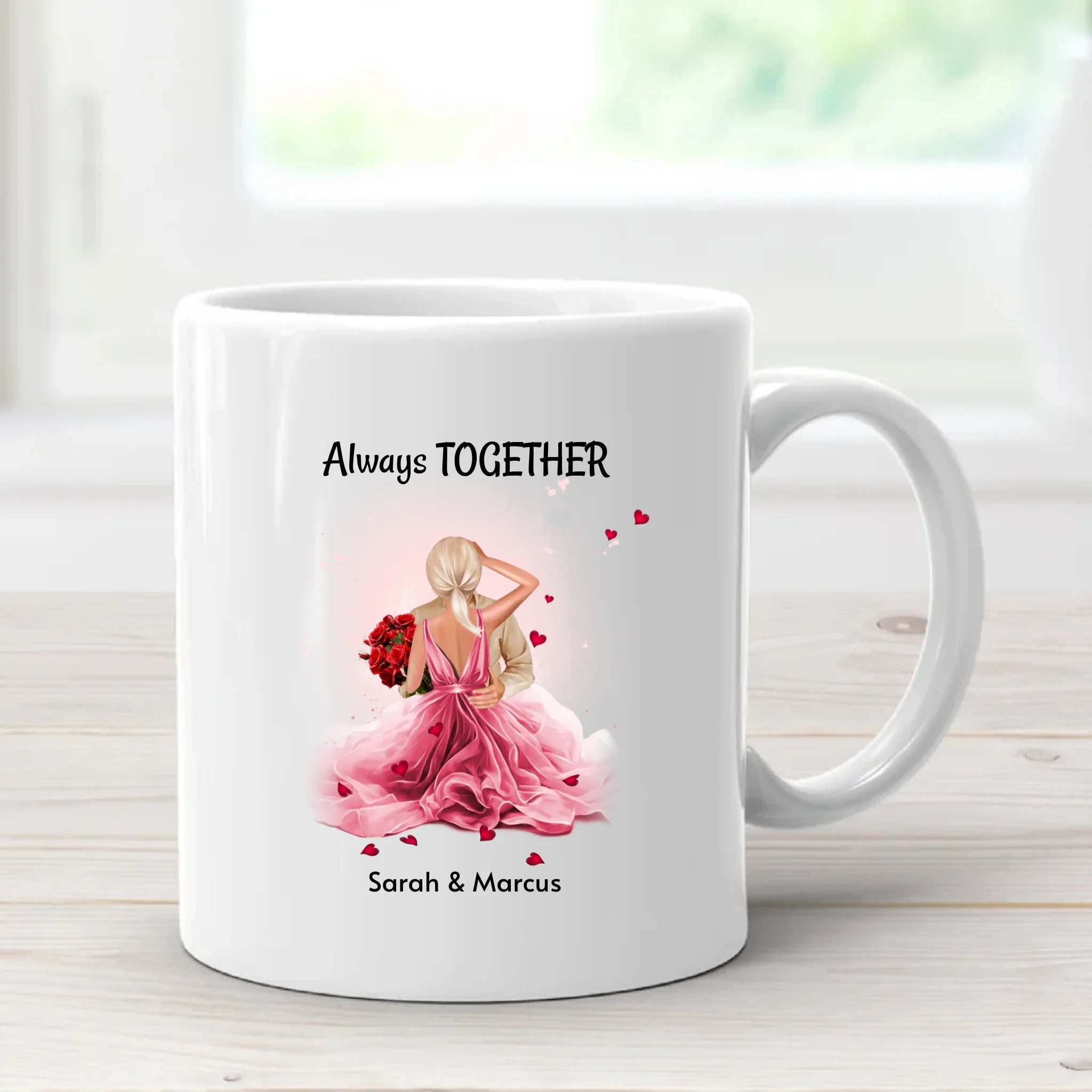 Liebespaar Tasse Geschenk personalisiert - Cantty