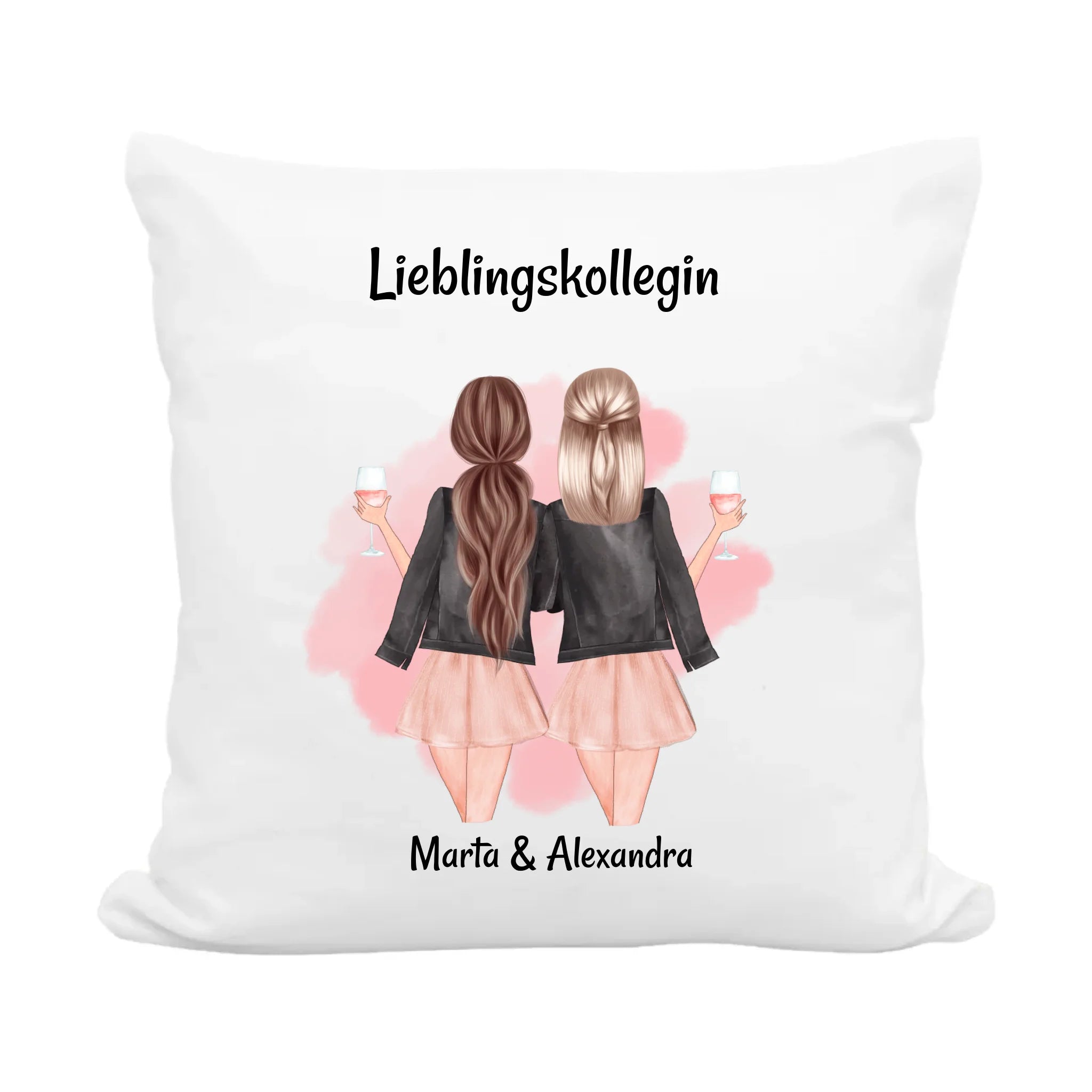 Lieblingskollegin Geschenk Kissen personalisiert mit Bild - Cantty