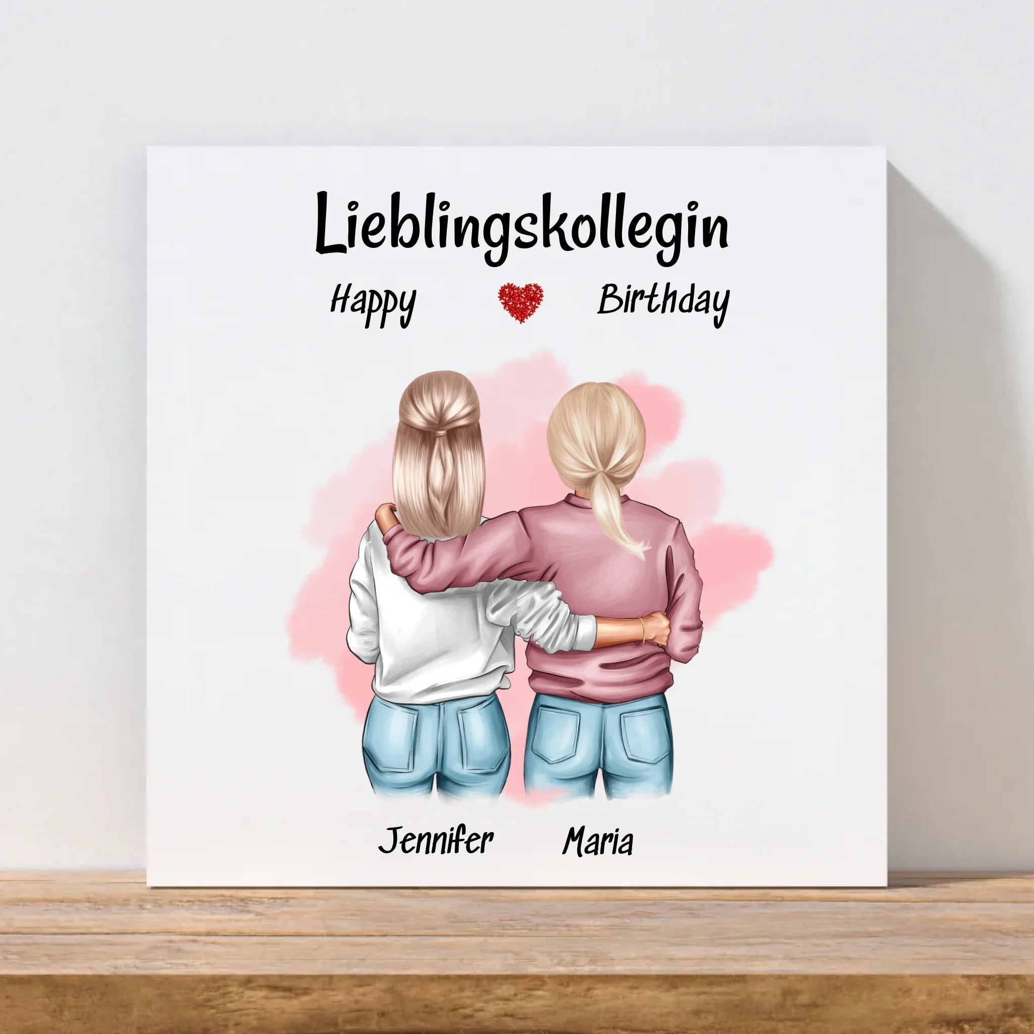 Lieblingskollegin Geschenk Leinwand Bild - Cantty