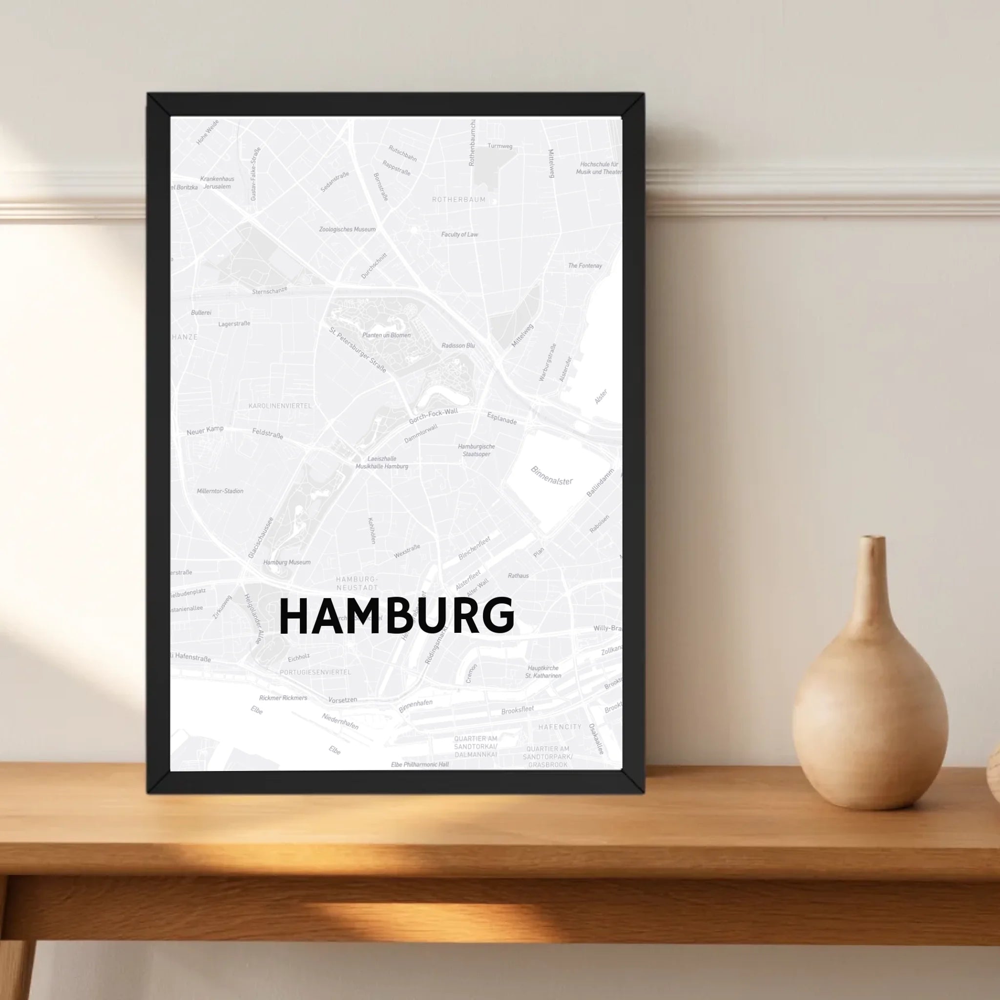 Lieblingsstadt Stadtkarte Koordinatenposter personalisiert - Cantty