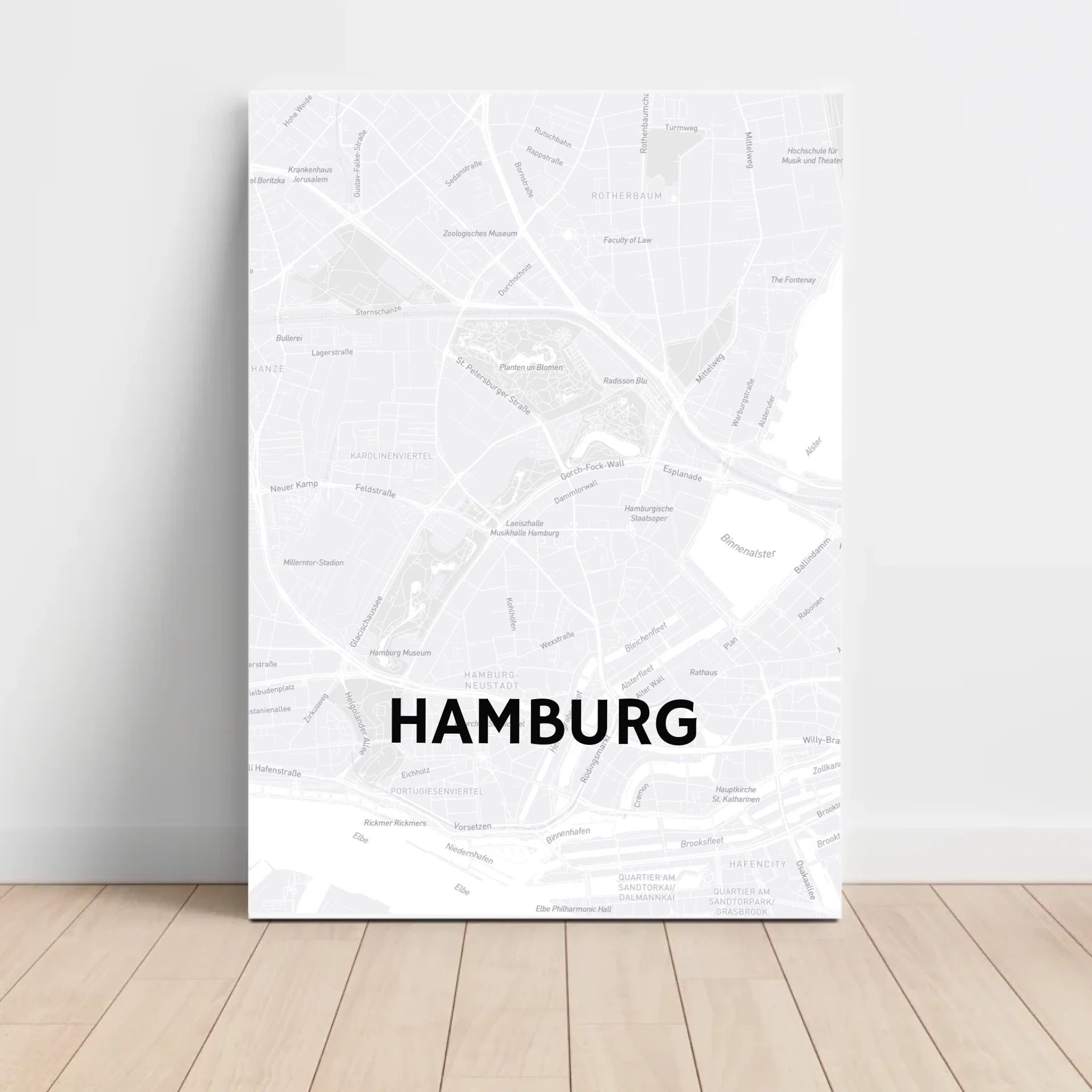 Lieblingsstadt Stadtkarte Koordinatenposter personalisiert - Cantty