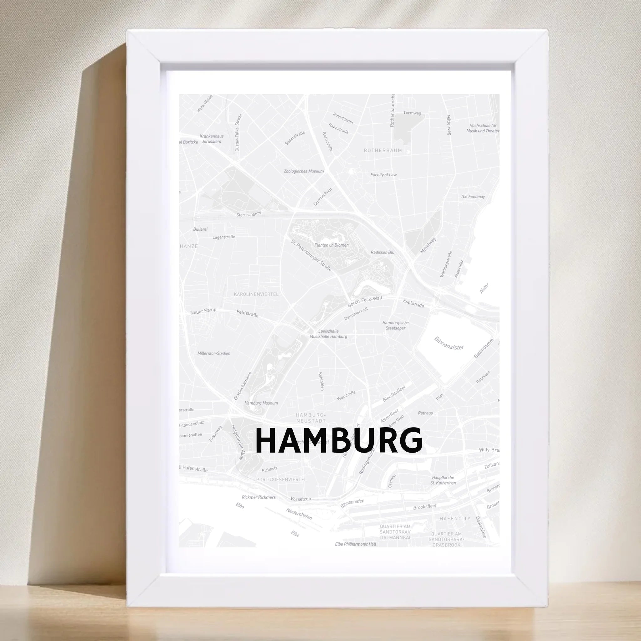 Lieblingsstadt Stadtkarte Koordinatenposter personalisiert - Cantty