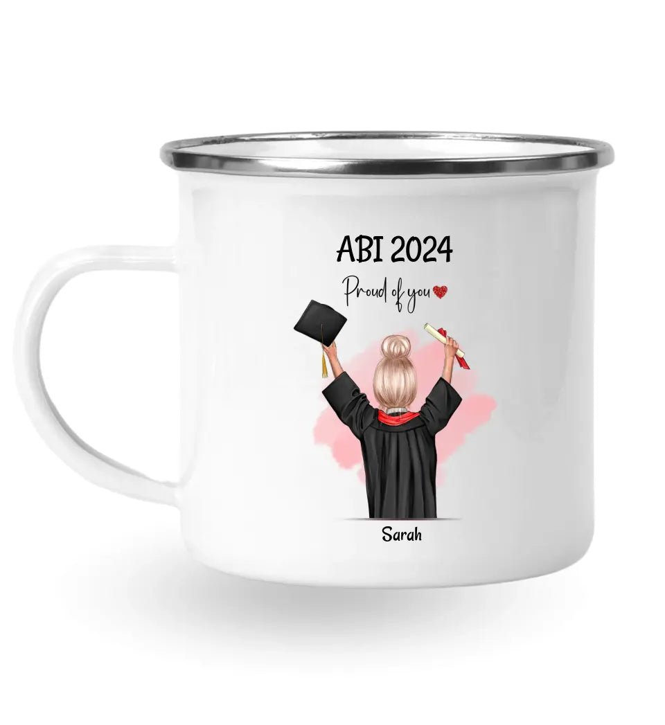 Mädchen Abi Tasse Geschenk personalisiert - Cantty