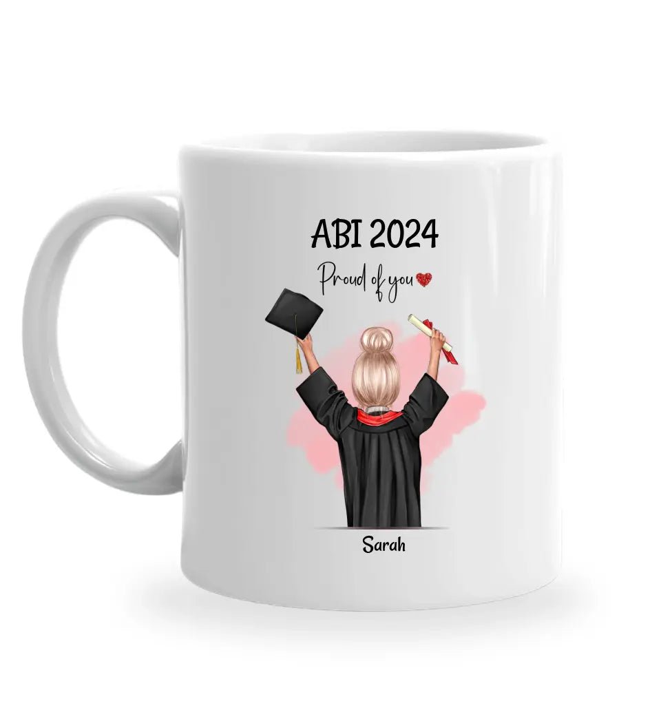 Mädchen Abi Tasse Geschenk personalisiert - Cantty