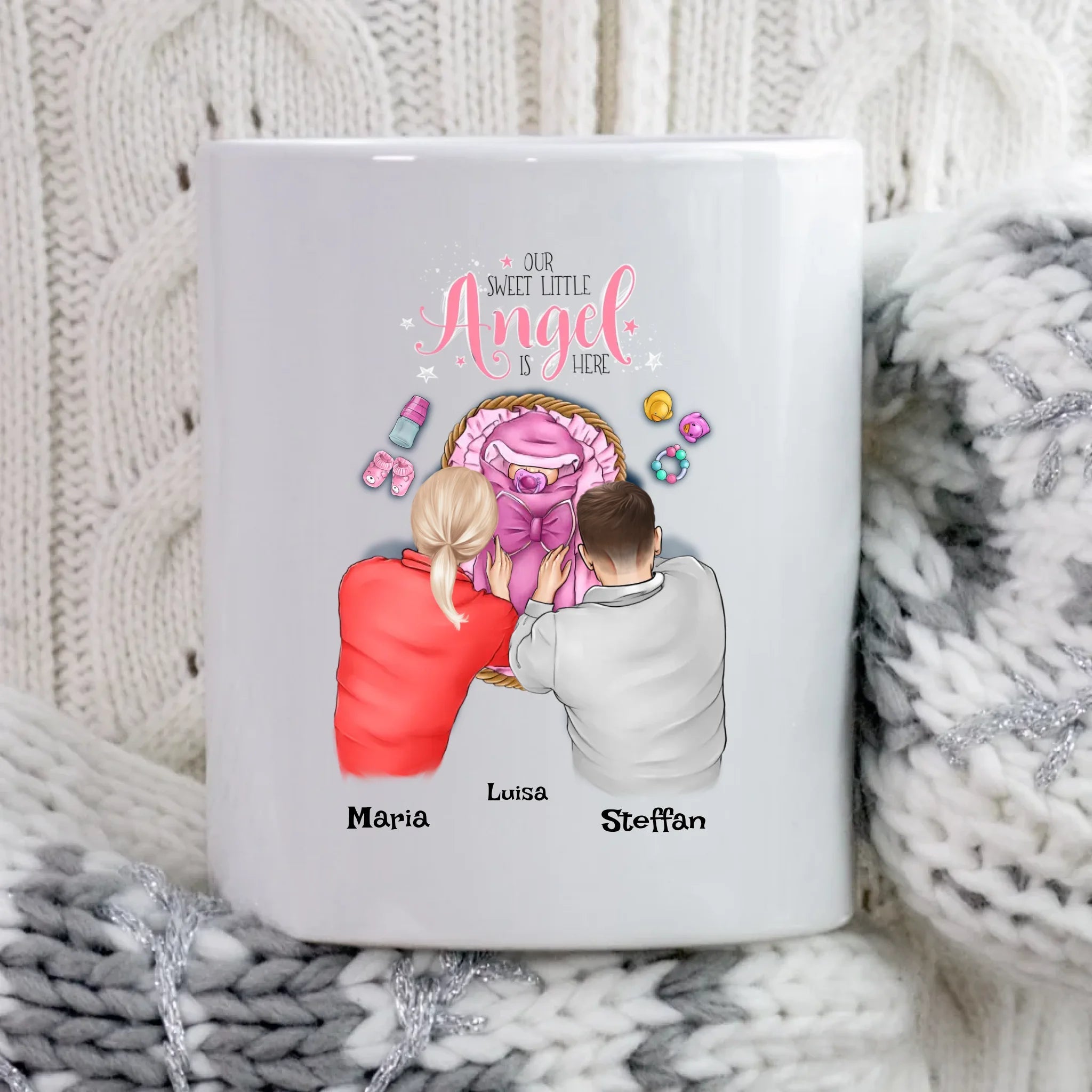 Mädchen Baby Tasse Geschenk Geburt - Cantty