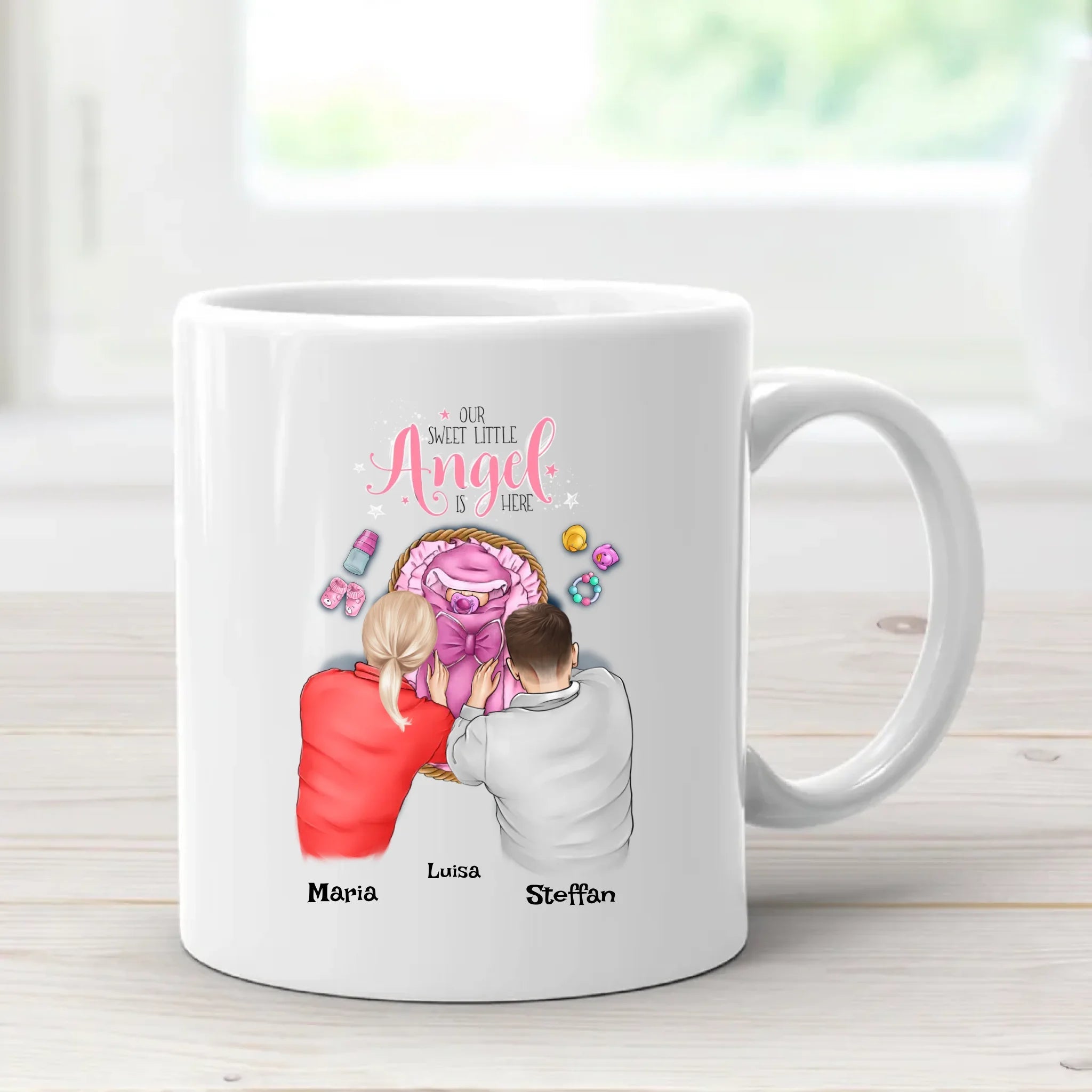 Mädchen Baby Tasse Geschenk Geburt - Cantty