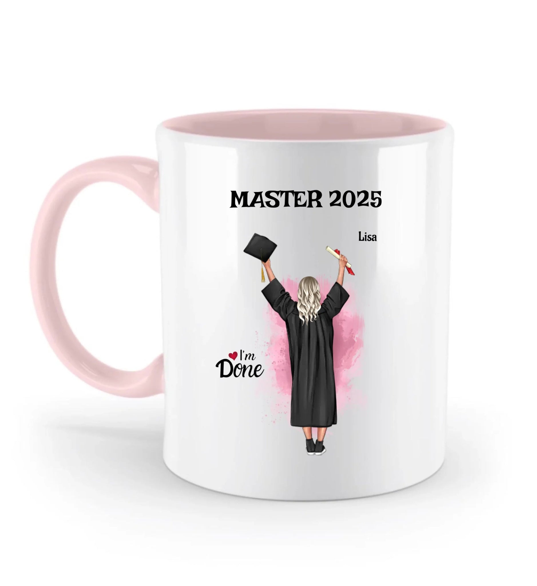 Master Abschluss Tasse Geschenk personalisiert - Cantty