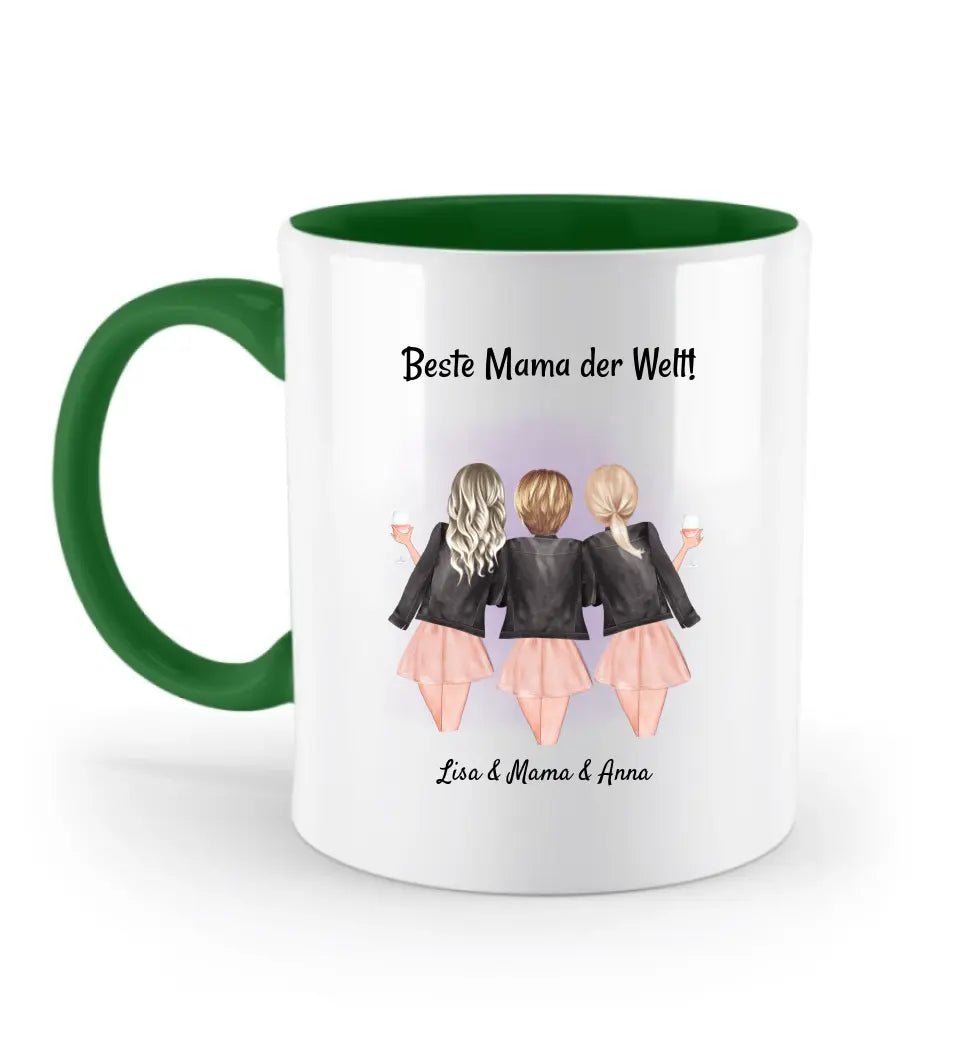 Mutter und 2 Töchter Tasse Geschenk - Cantty