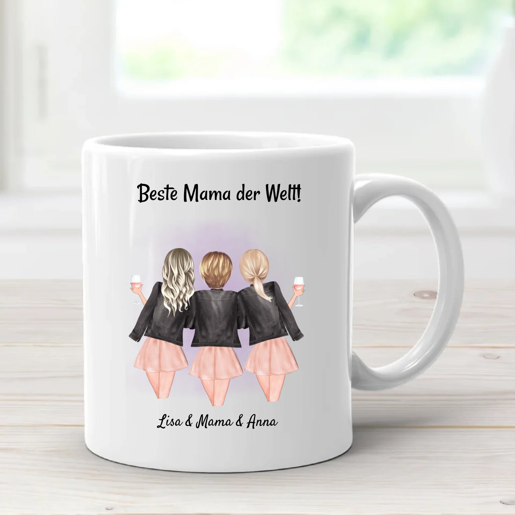 Mutter und 2 Töchter Tasse Geschenk - Cantty