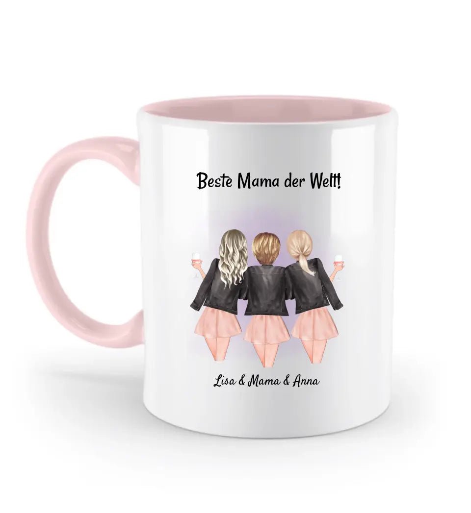 Mutter und 2 Töchter Tasse Geschenk - Cantty