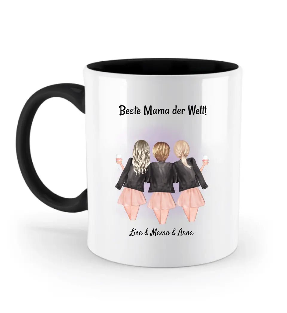 Mutter und 2 Töchter Tasse Geschenk - Cantty