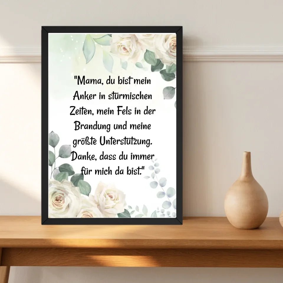 Mutter und Tochter Spruch Poster Geschenk - Cantty