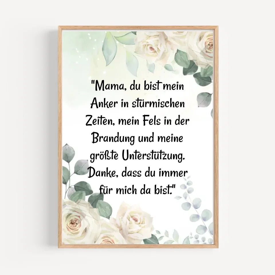 Mutter und Tochter Spruch Poster Geschenk - Cantty