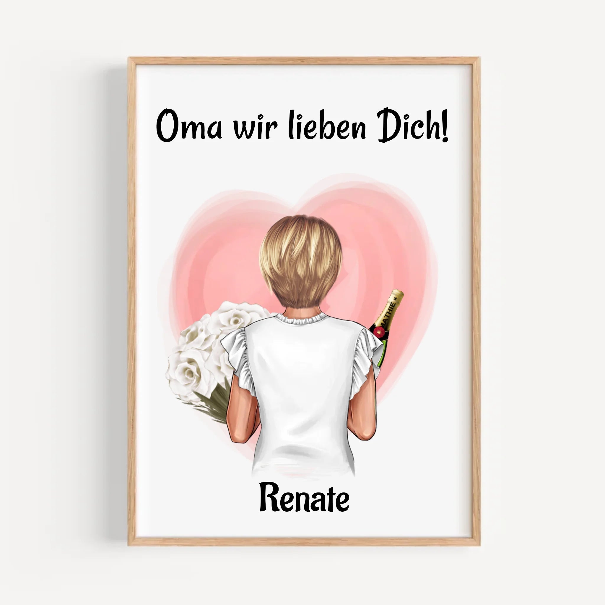 Oma Muttertag Poster Geschenk - Cantty