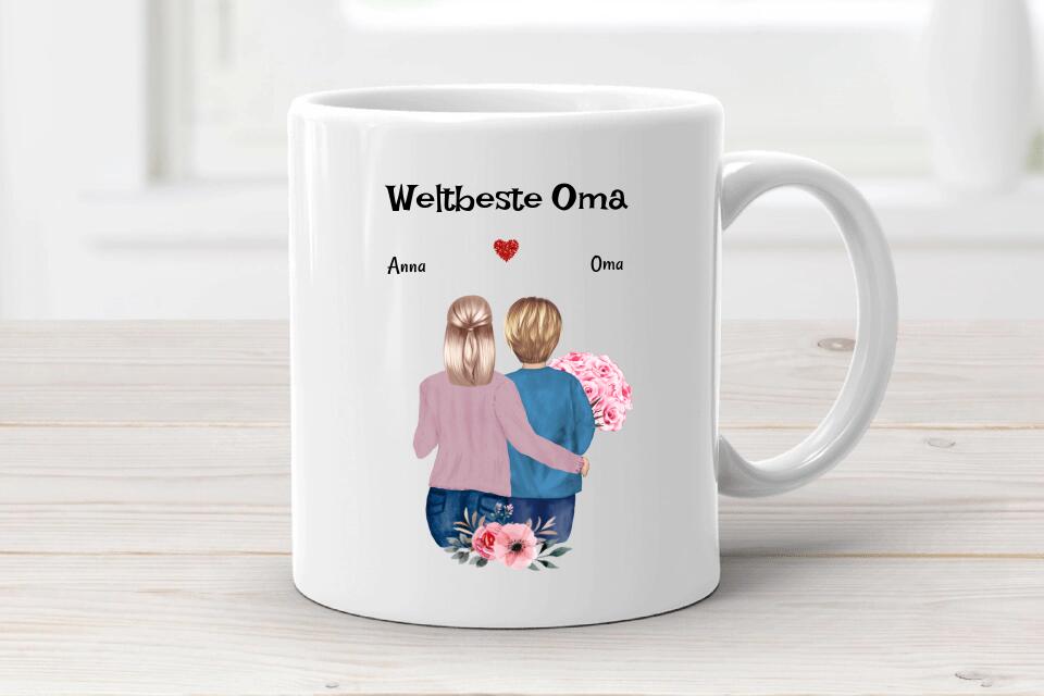 Oma Tasse Geschenk personalisiert - Cantty