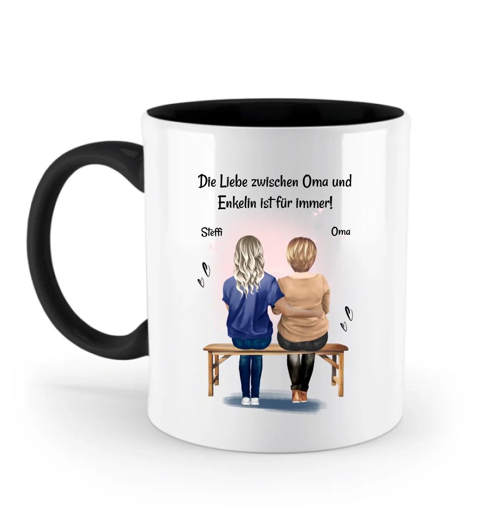 Oma Tasse Geschenk von Enkelin personalisiert - Cantty