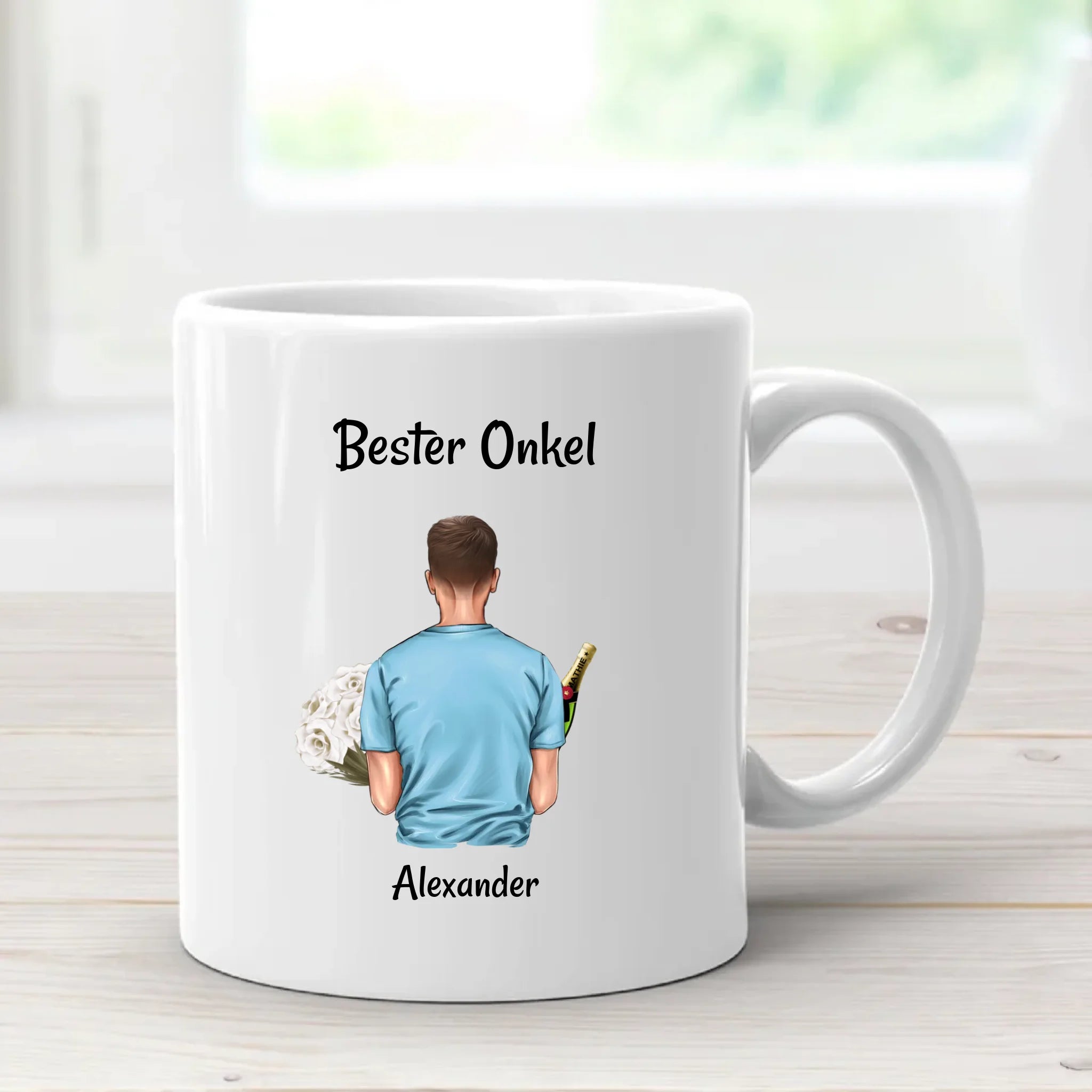 Onkel Tasse Geschenk Geburtstag personalisiert - Cantty