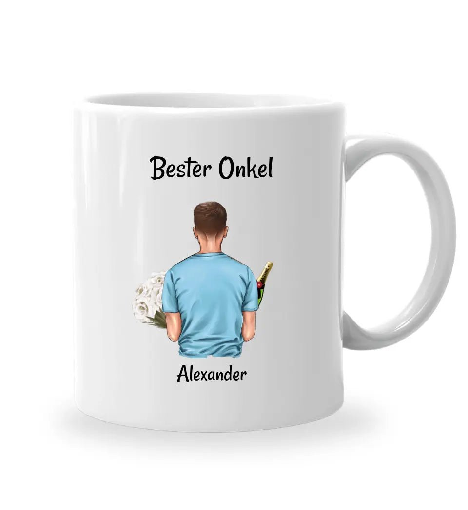 Onkel Tasse Geschenk Geburtstag personalisiert - Cantty