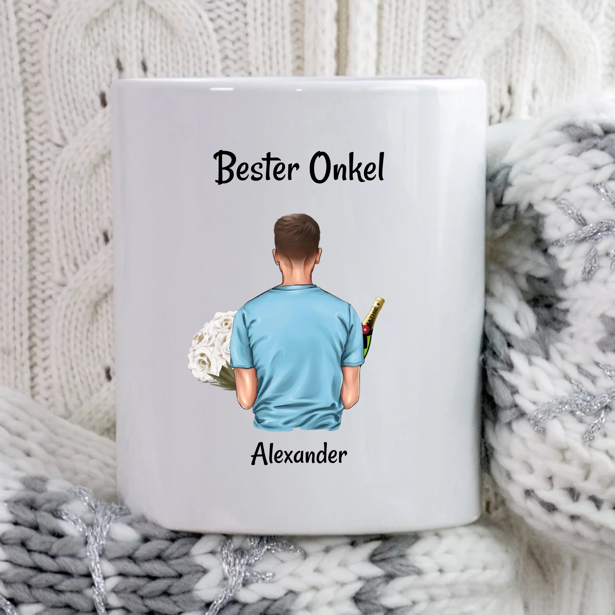 Onkel Tasse Geschenk Geburtstag personalisiert - Cantty