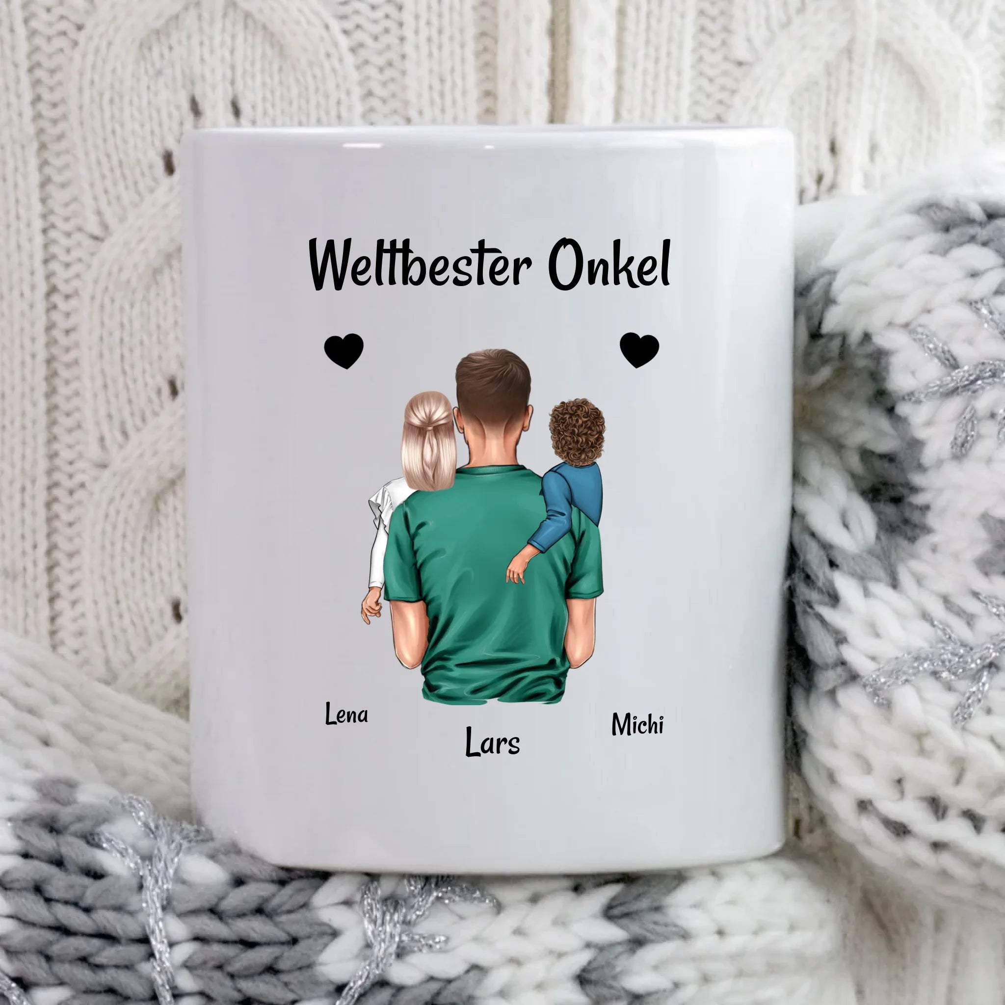 Onkel Tasse mit Nichte Neffe personalisieren - Cantty