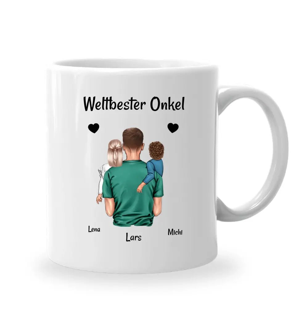 Onkel Tasse mit Nichte Neffe personalisieren - Cantty