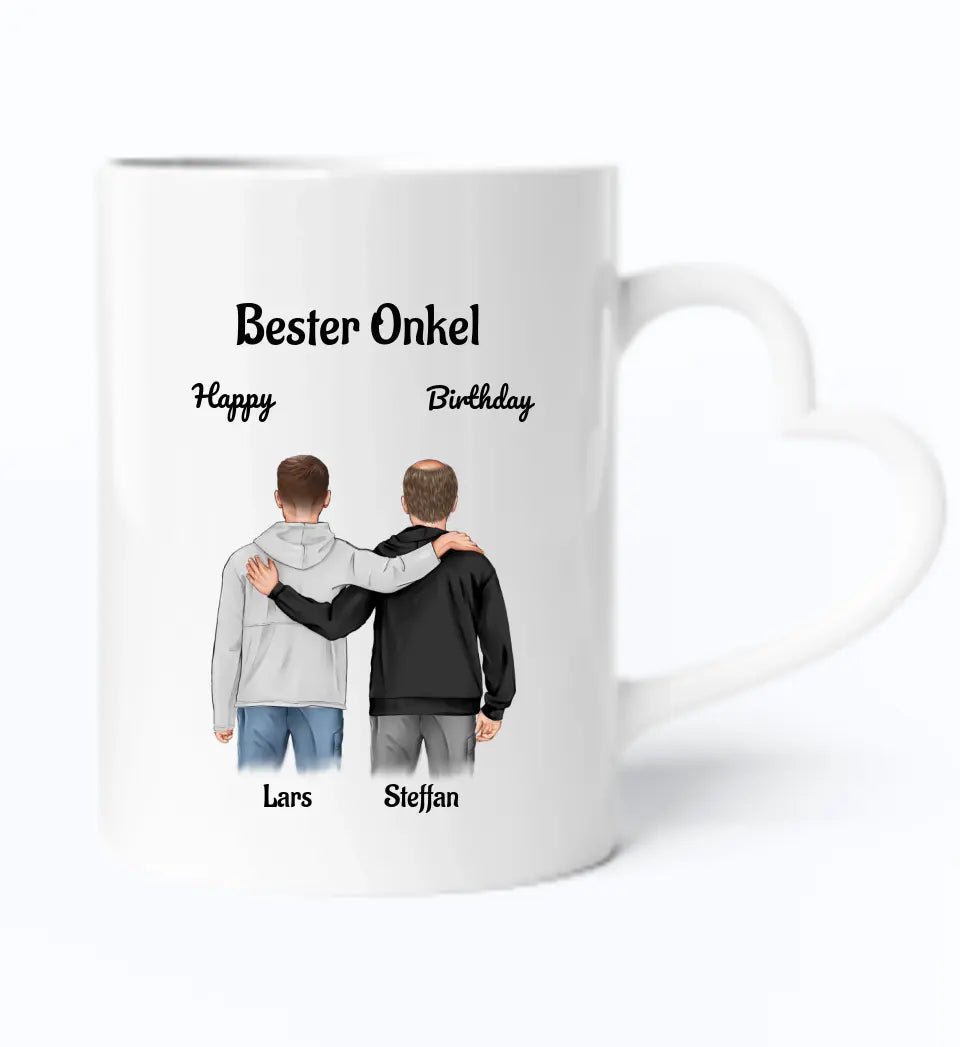 Onkel Tasse personalisiert Geschenk von Neffe - Cantty