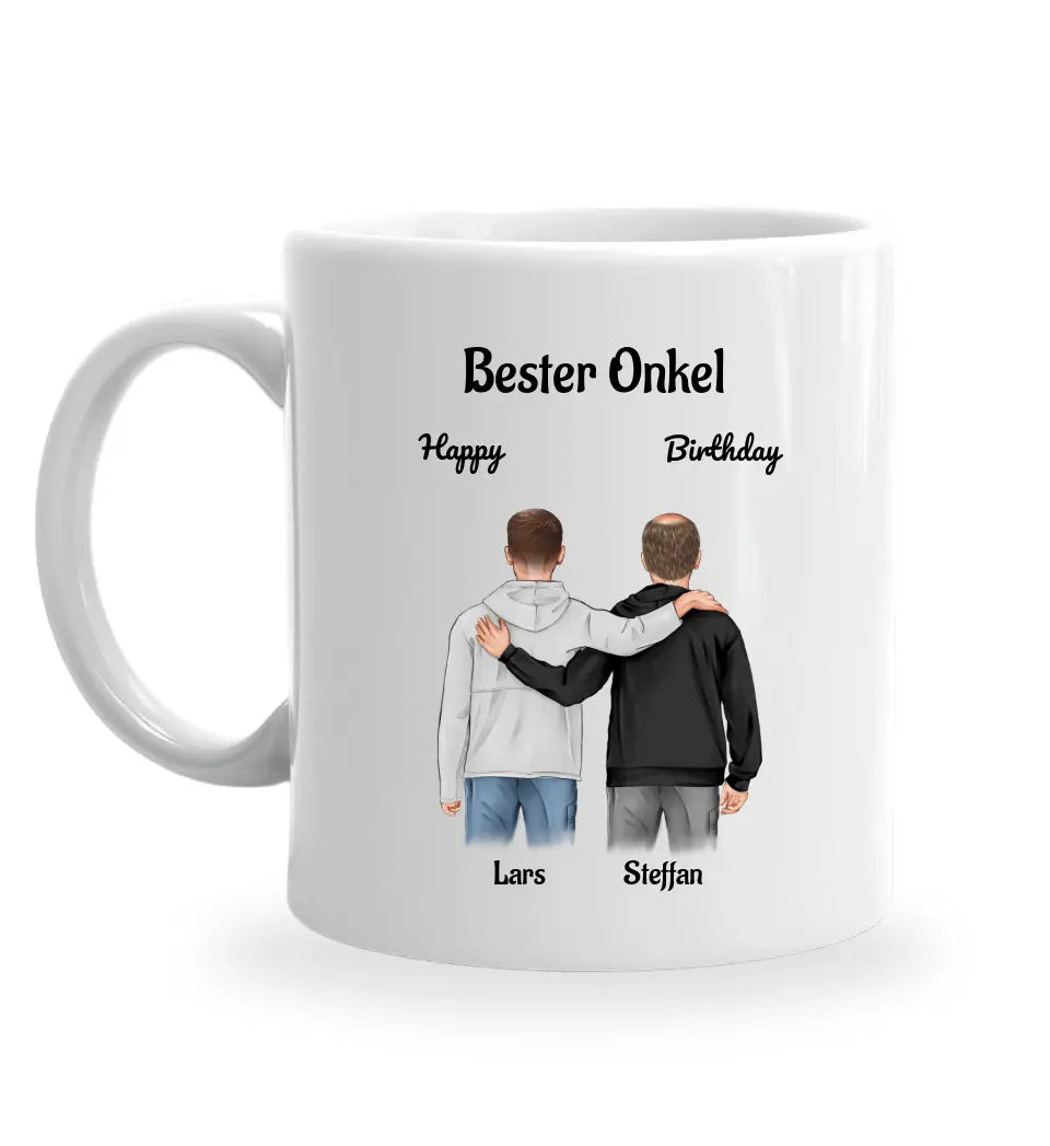 Onkel Tasse personalisiert Geschenk von Neffe - Cantty