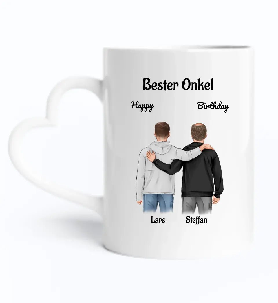 Onkel Tasse personalisiert Geschenk von Neffe - Cantty