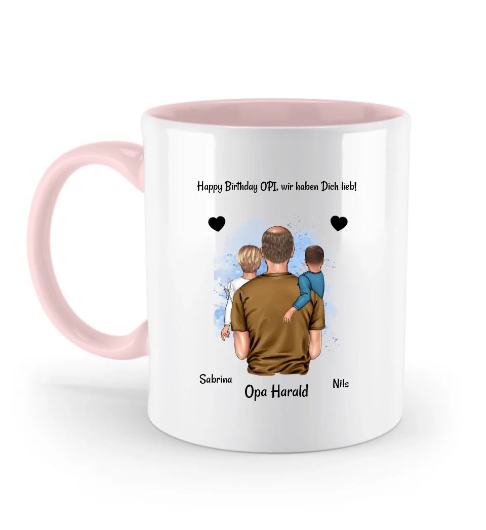 Opa Tasse Geburtstag Geschenk von Enkel personalisiert - Cantty