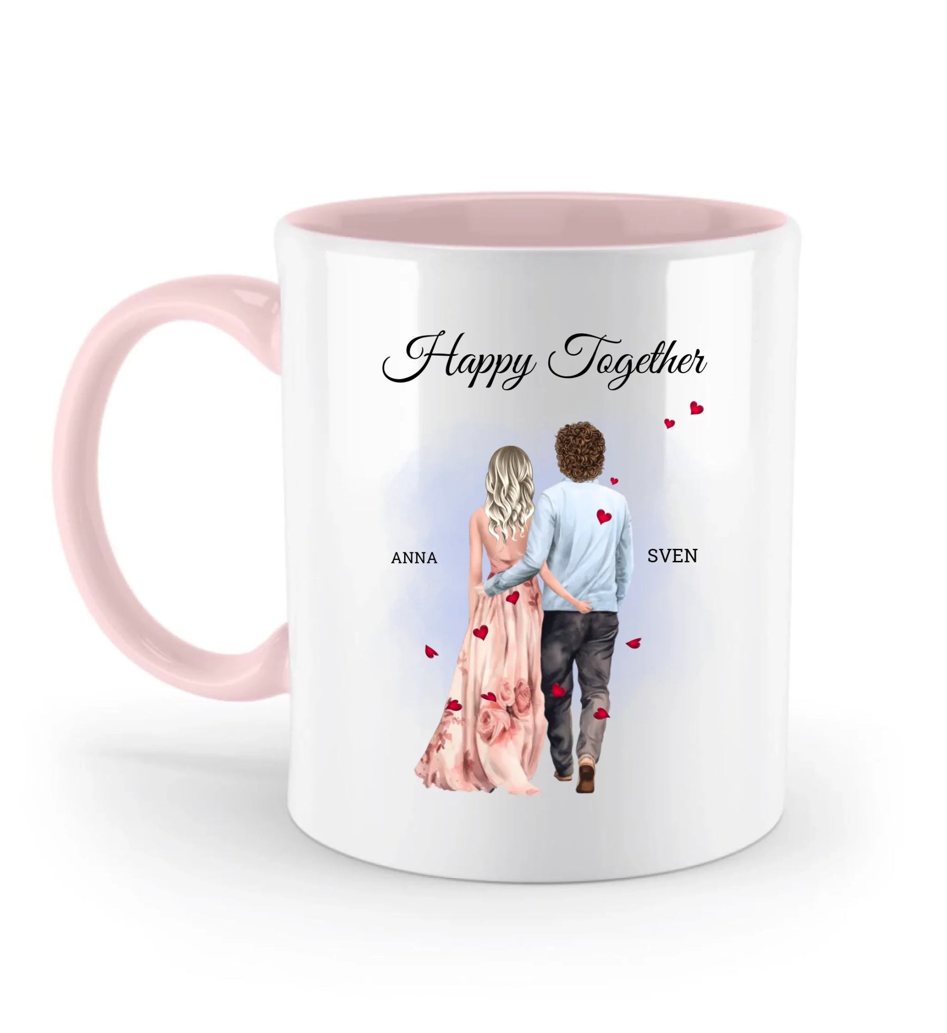 Paar Tasse Weihnachtsgeschenk Mann Frau personalisierbar - Cantty