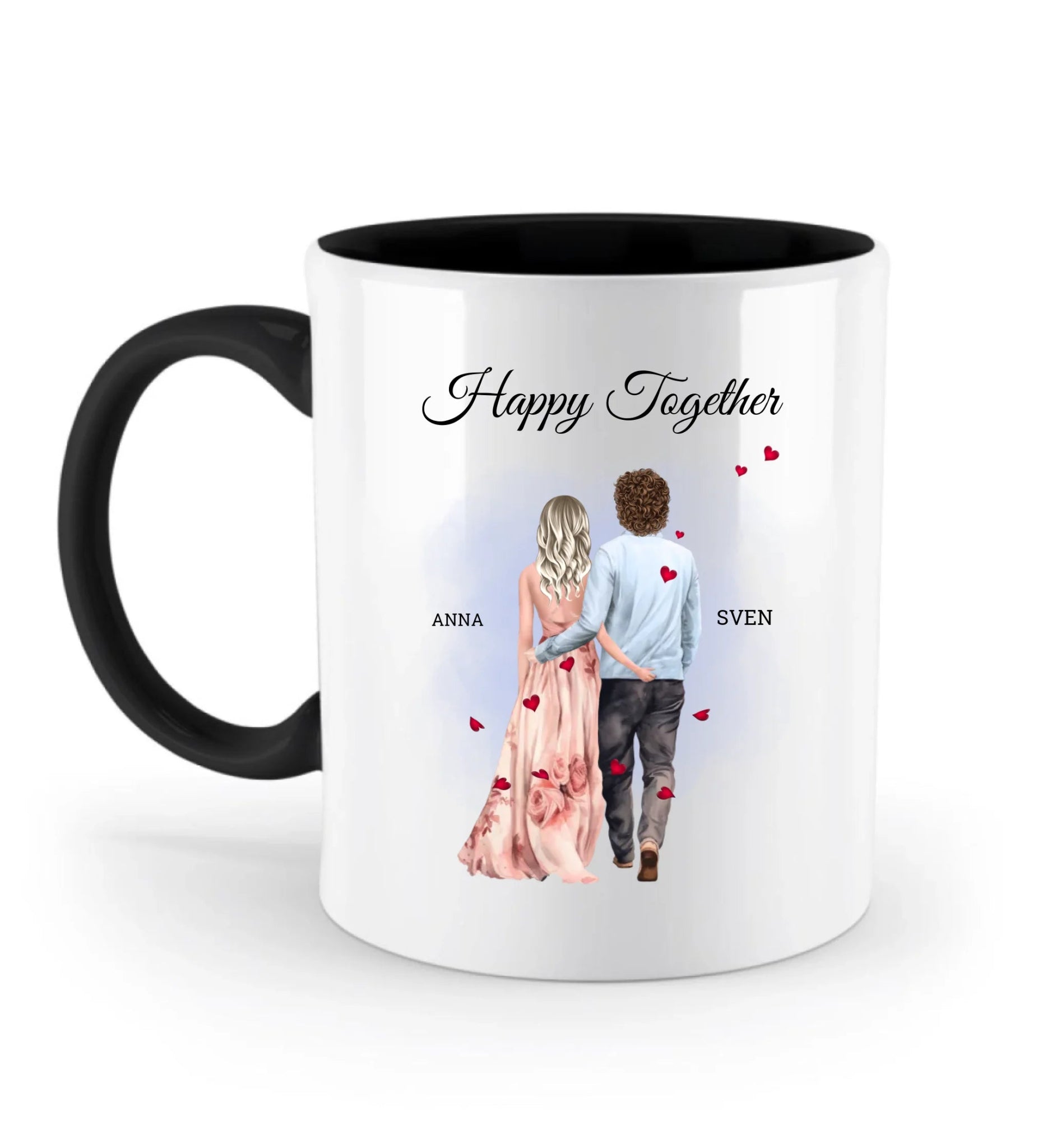 Paar Tasse Weihnachtsgeschenk Mann Frau personalisierbar - Cantty