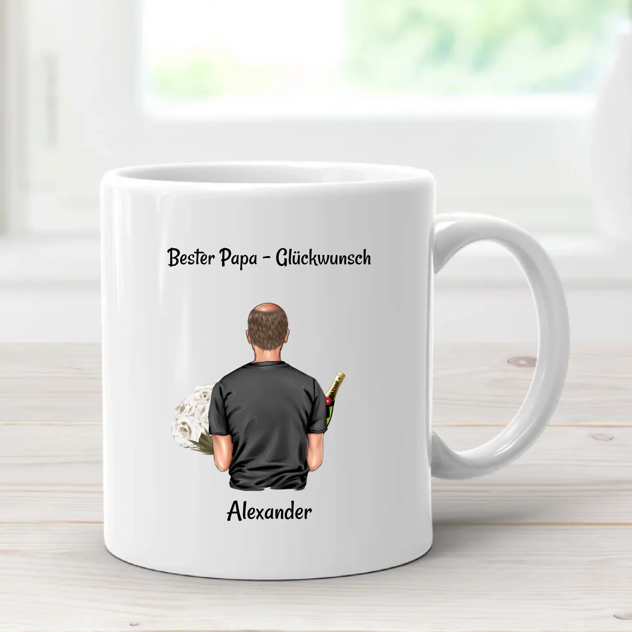 Papa Geburtstag Tasse Geschenk personalisiert - Cantty