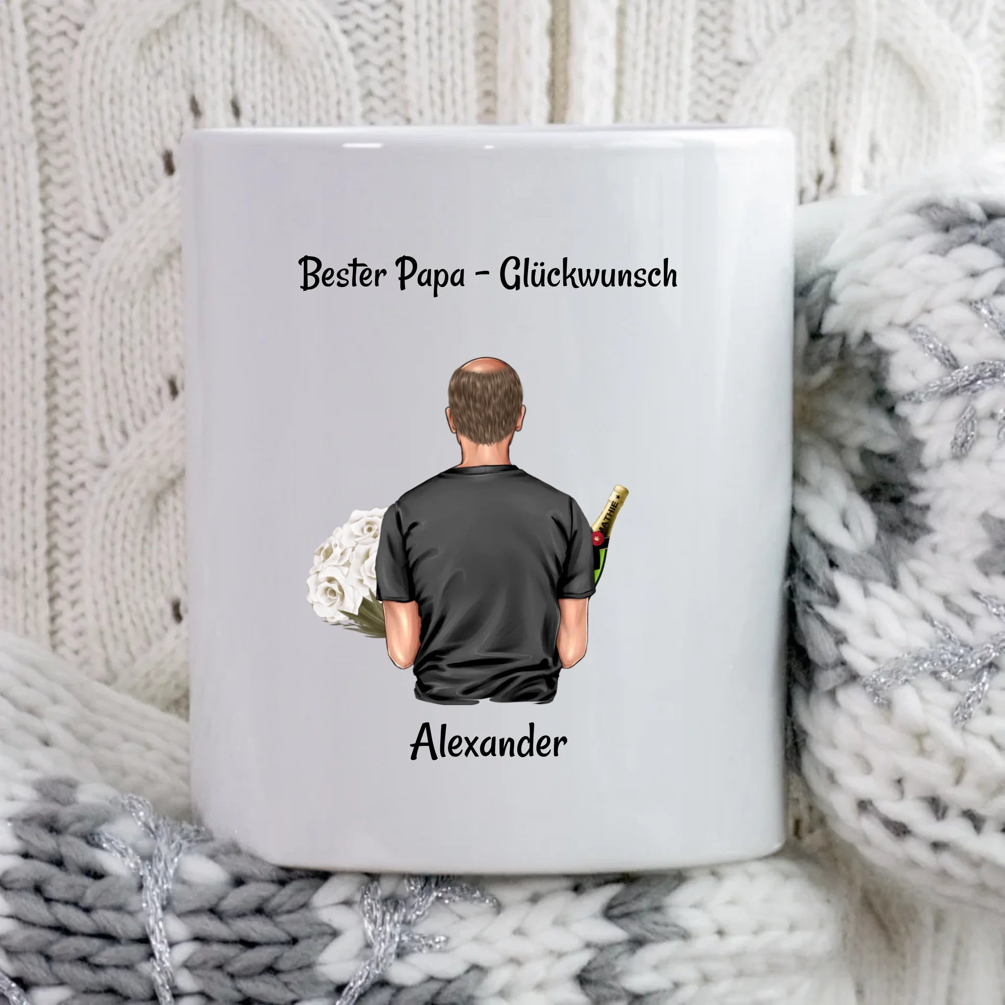 Papa Geburtstag Tasse Geschenk personalisiert - Cantty