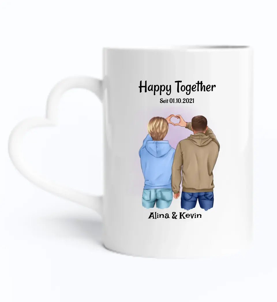 Pärchen Tasse Geschenk personalisiert - Cantty