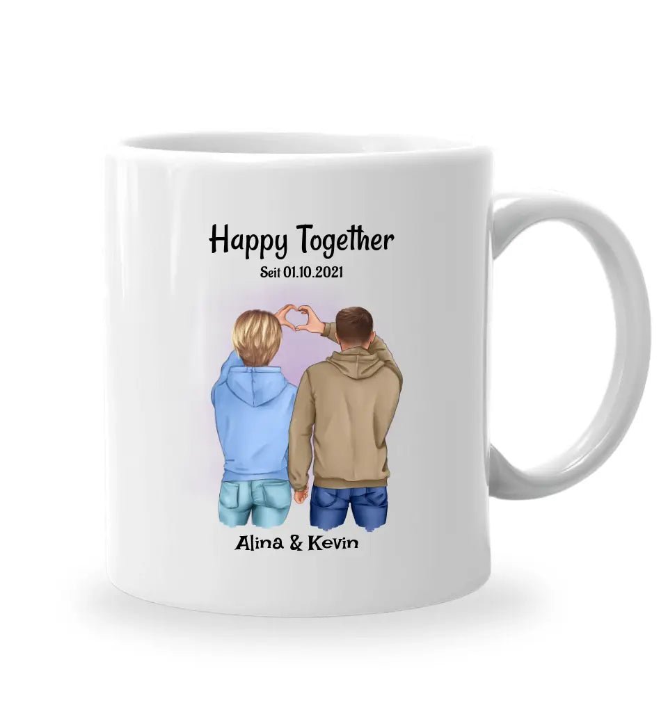 Pärchen Tasse Geschenk personalisiert - Cantty