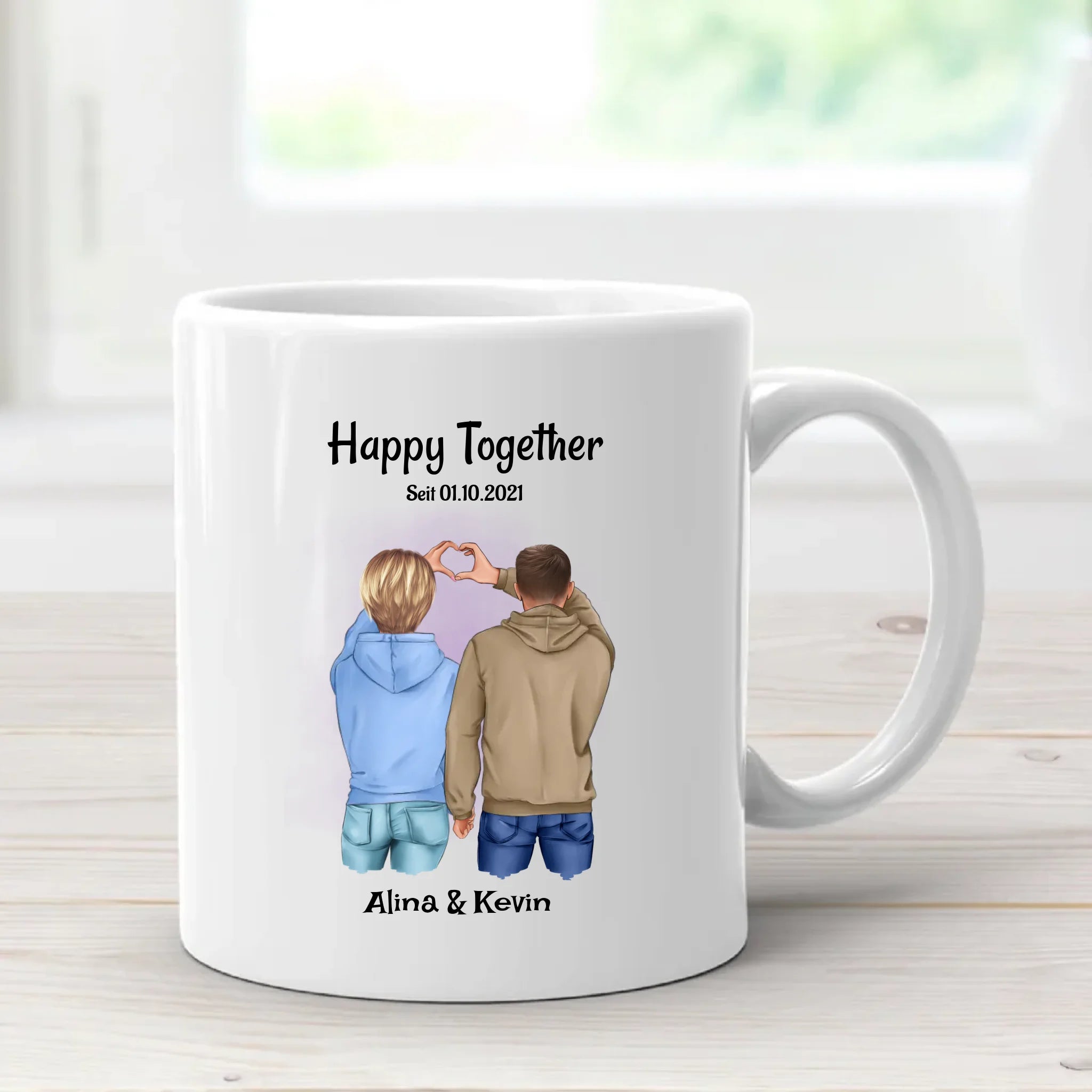 Pärchen Tasse Geschenk personalisiert - Cantty