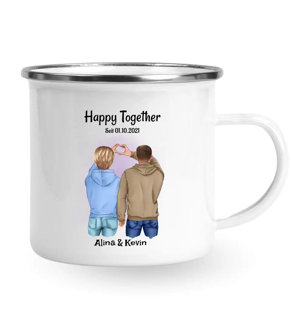 Pärchen Tasse Geschenk personalisiert - Cantty