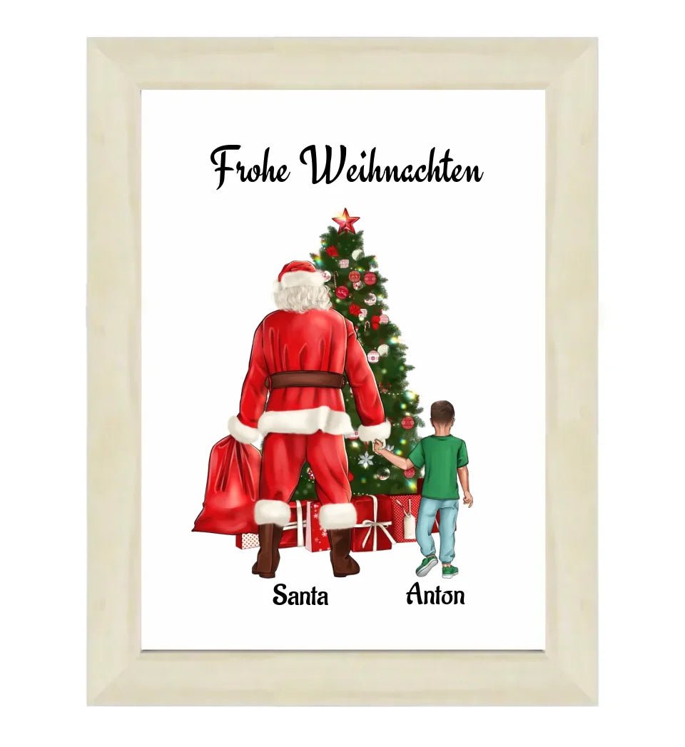 Patenkind Junge Bild Geschenk Weihnachten - Cantty