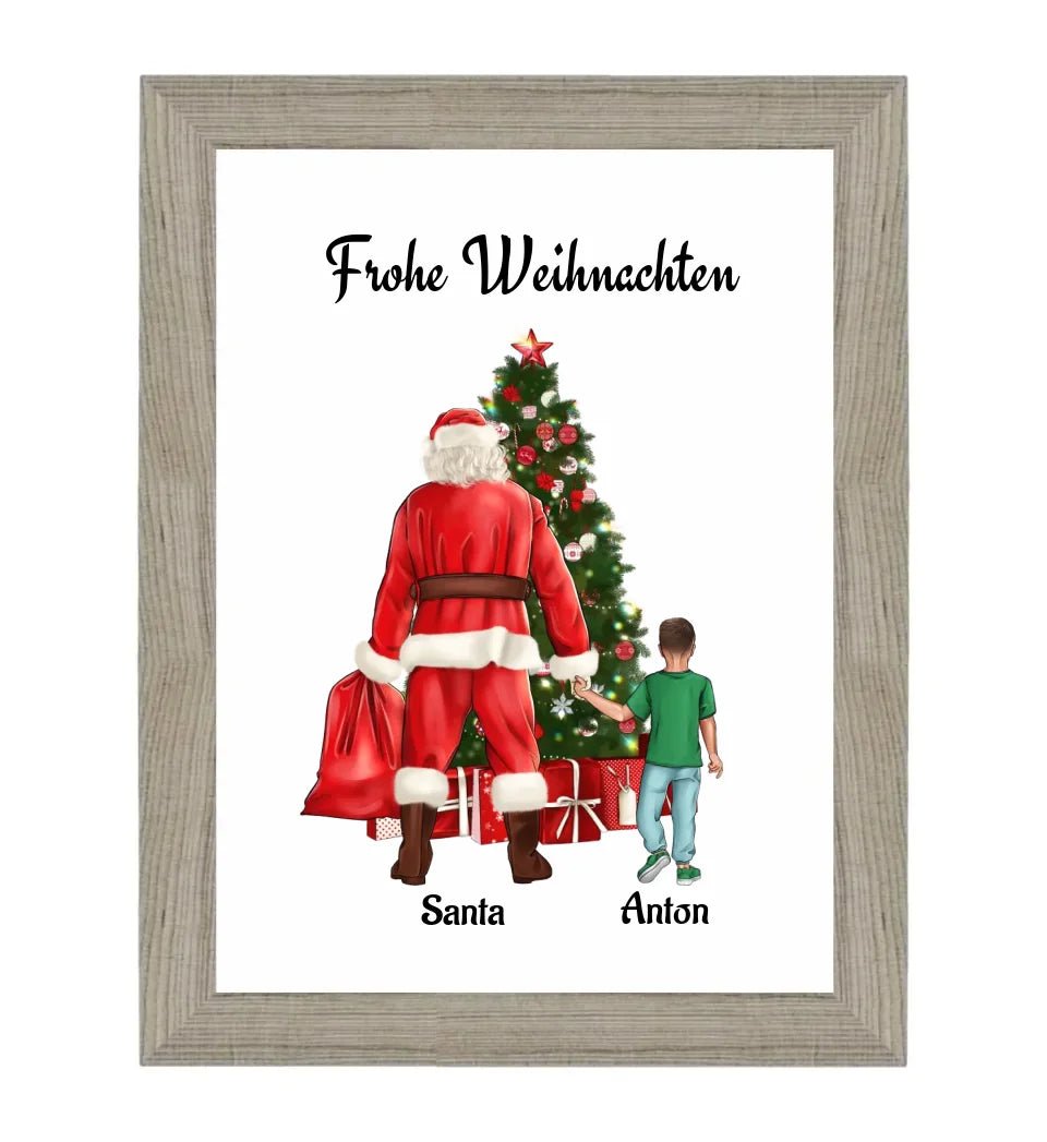 Patenkind Junge Bild Geschenk Weihnachten - Cantty