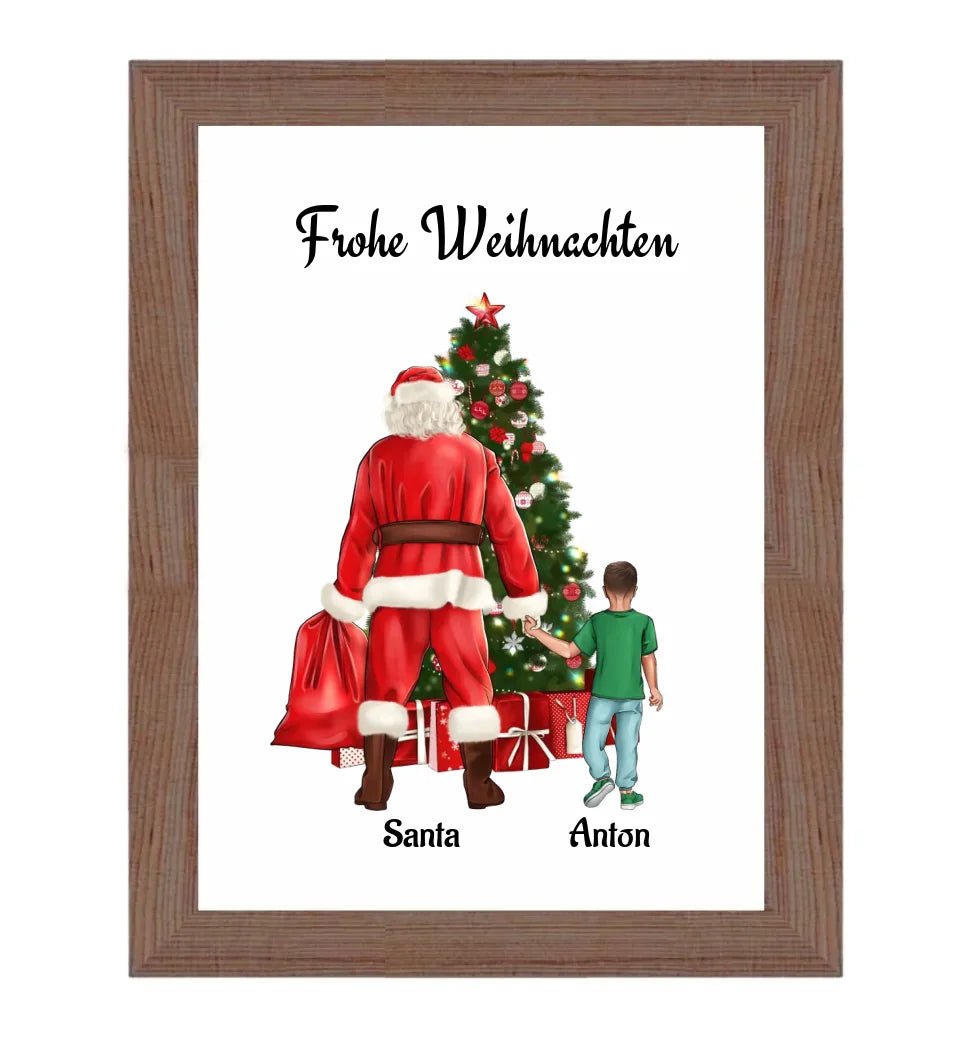 Patenkind Junge Bild Geschenk Weihnachten - Cantty