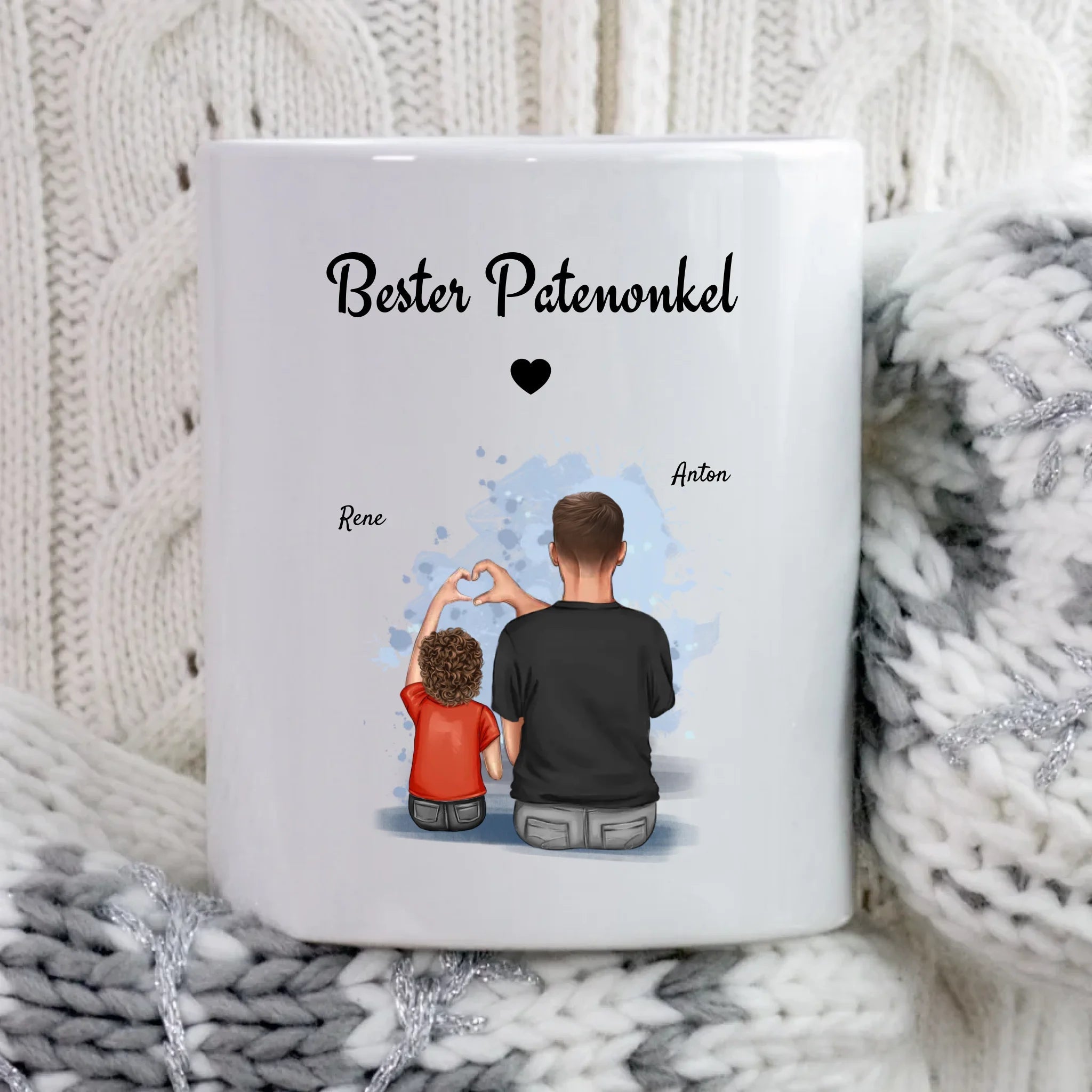 Patenonkel Patenkind Junge Geschenk Tasse personalisiert - Cantty