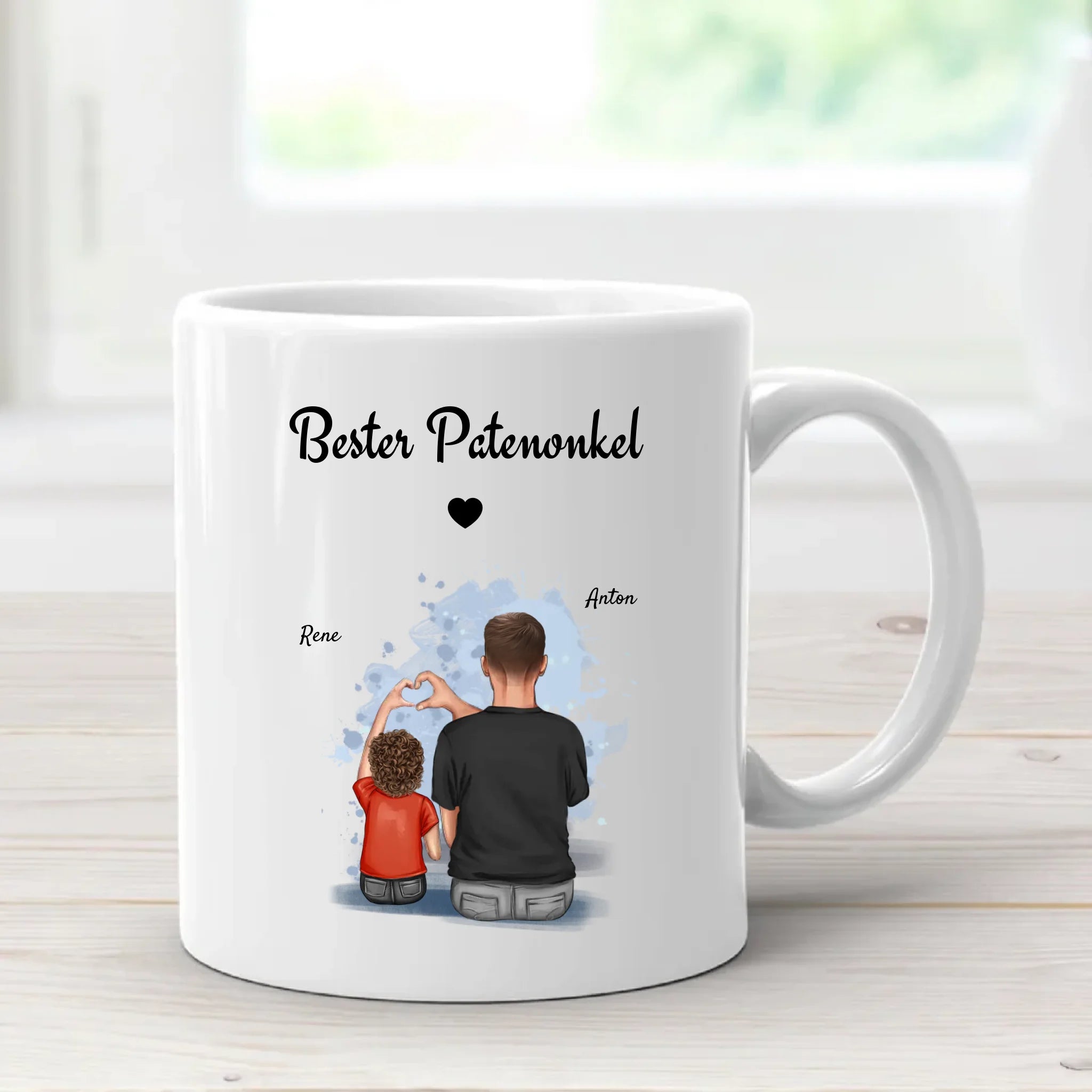 Patenonkel Patenkind Junge Geschenk Tasse personalisiert - Cantty