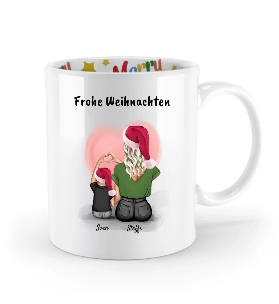 Patentante & Junge Kaffeetasse Geschenk Weihnachten - Cantty