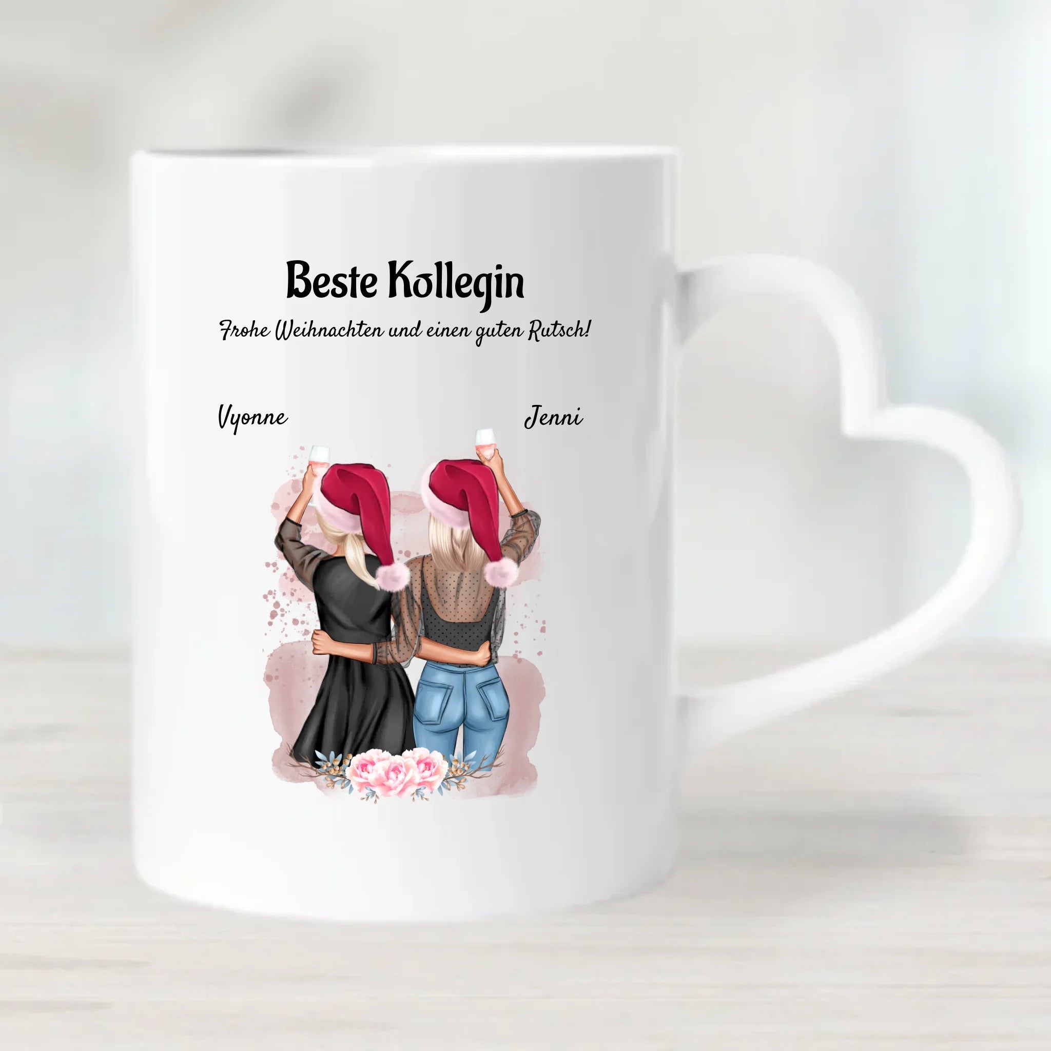 Personalisierte Arbeitskollegin Tasse Geschenk Weihnachten - Cantty