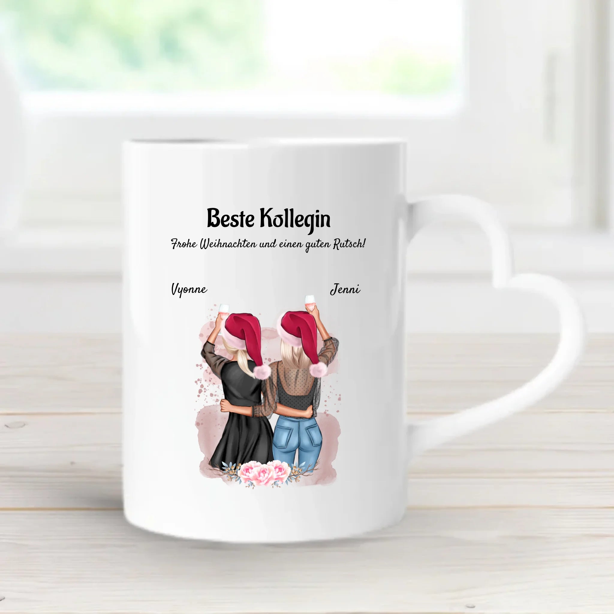 Personalisierte Arbeitskollegin Tasse Geschenk Weihnachten - Cantty